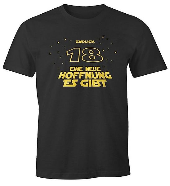 MoonWorks Print-Shirt Herren T-Shirt zum 18. Geburtstag Geschenk für Männer günstig online kaufen