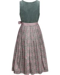 Berwin Dirndl Midi Dirndl mit Cordmieder günstig online kaufen