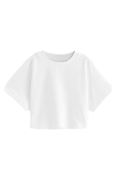 Next T-Shirt Kastiges T-Shirt aus 100 % Baumwolle (1-tlg) günstig online kaufen