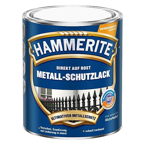 Hammerite Metall-Schutzlack Weiß matt 250 ml günstig online kaufen