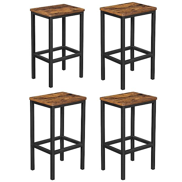 VASAGLE Barhocker Barstühle (Set, 4 St., 4er), bis 120kg belastbar 40 x 30 günstig online kaufen