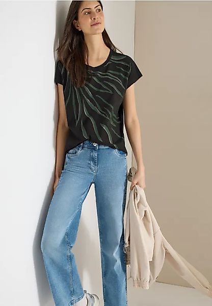 CECIL Shirt mit Rundhals und Frontprint günstig online kaufen