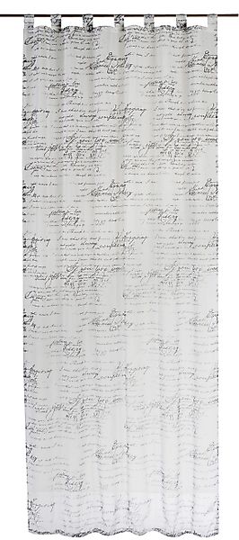 ELBERSDRUCKE Vorhang Loveletter (1 St), Schlaufen, günstig online kaufen