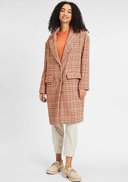 Tamaris Wollmantel in kariertem Design - günstig online kaufen