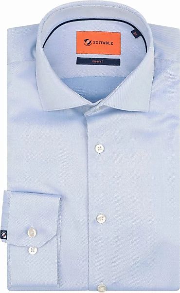 Suitable Hemd Twill Ärmel 7 Hellblau - Größe 43 günstig online kaufen