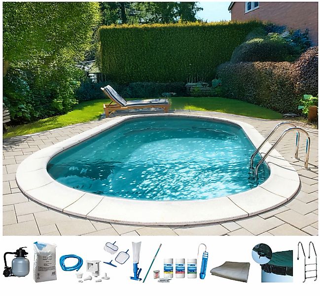 my POOL BWT Ovalpool "PREMIUM mit grauer Innenfolie" Höhe 120 cm, in versch günstig online kaufen