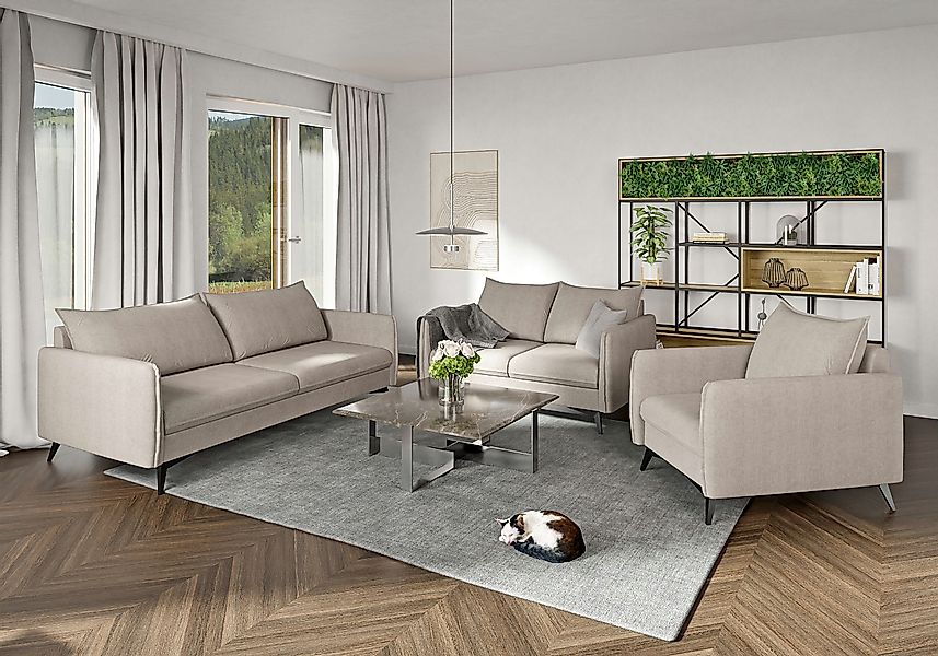S-Style Möbel Polstergarnitur 3+2+1 Azalea mit günstig online kaufen
