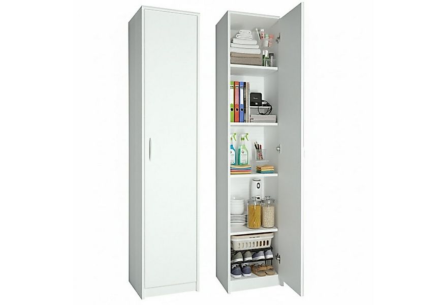 Home Collective Regal mit 5 Ebenen Aktenschrank mit 4 Einlegeböden und 1 Tü günstig online kaufen