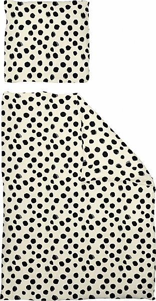 Adam Bettwäsche "Leinenbettwäsche Dots" 2 Stk. tlg. aus 73% Leinen & 27% Bi günstig online kaufen