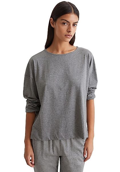 Marc O'Polo Pyjamaoberteil Mix & Match Cotton-Woven Rundhalsausschnitt, Sei günstig online kaufen