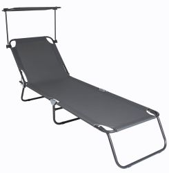 VCM Gartenliege Sonnenliege Liegestuhl klappbar Gartenliege günstig online kaufen