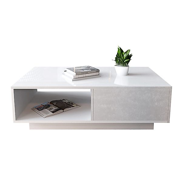 cocosity Couchtisch Moderner rechteckiger Couchtisch mit günstig online kaufen