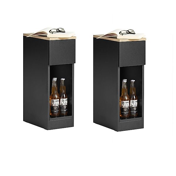SoBuy Nachttisch FBT111, 2er Set, Beistelltisch günstig online kaufen