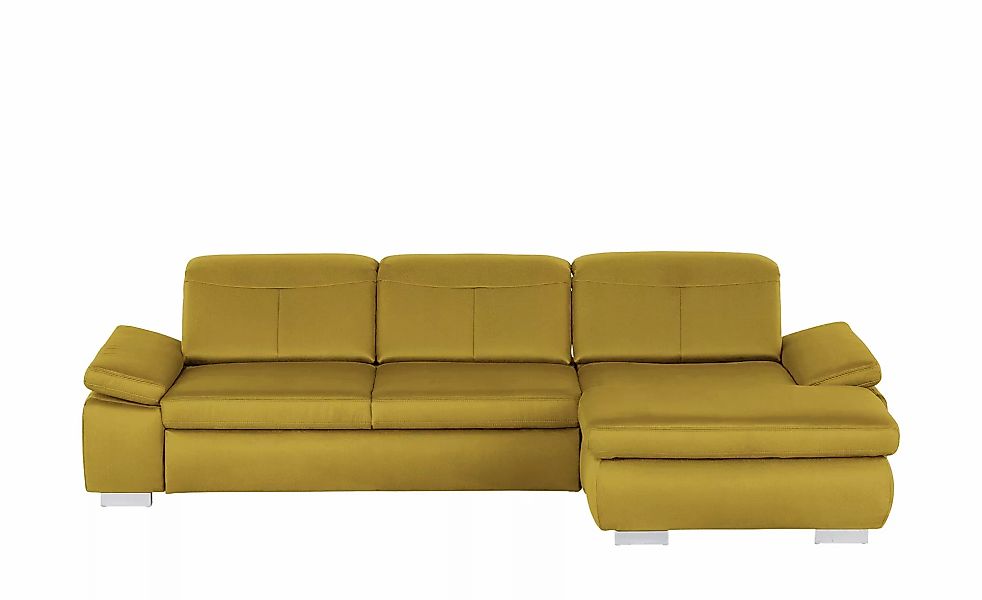 Lounge Collection Ecksofa aus Mikrofaser Kathrin ¦ gelb ¦ Maße (cm): B: 309 günstig online kaufen