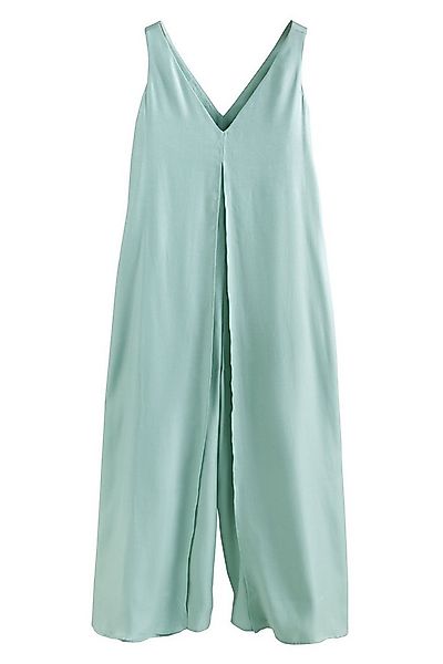 Next Jumpsuit Metallic-Jumpsuit mit weitem Bein und V-Ausschnitt (1-tlg) günstig online kaufen