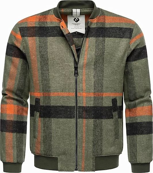 Ragwear Outdoorjacke Merrbo Check Warme Herren Übergangsjacke mit Rippkrage günstig online kaufen