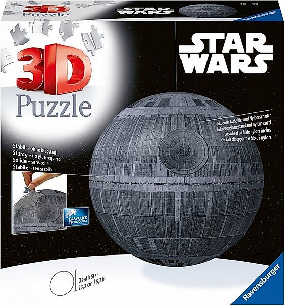 Ravensburger 3D-Puzzle Star Wars Todesstern, 540 Puzzleteile, Made in Europ günstig online kaufen