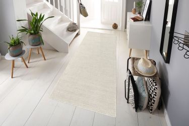 THEKO Läufer "Gabbeh Uni, Handweb Teppich, meliert, reine Wolle, handgewebt günstig online kaufen