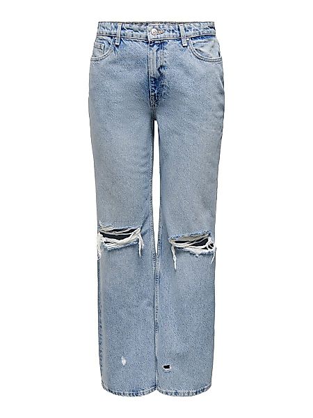 ONLY Onlfine Ausgestellte High Waist Jeans Damen Blau günstig online kaufen