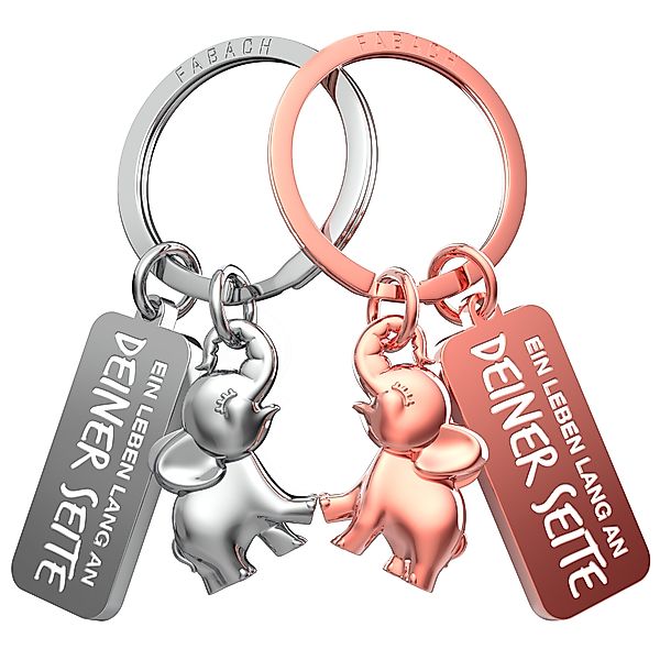 FABACH Schlüsselanhänger Set Partneranhänger Jumbo - Elefant Schlüsselanhän günstig online kaufen