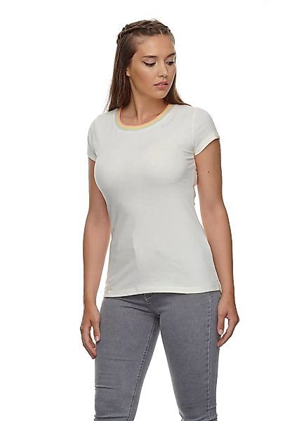 Ragwear Damen T-Shirt BOHEM 2111-10027 Wollweiß Off White 7008 günstig online kaufen