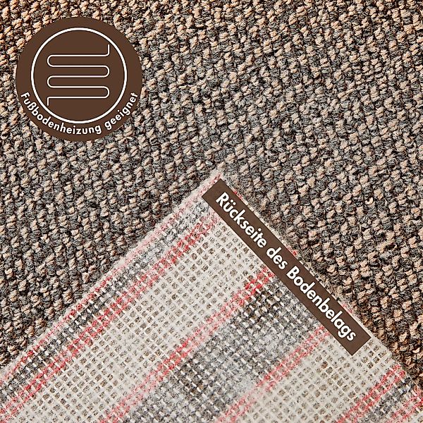 Andiamo Teppichboden »Tulsa, Schlinge, Made in Belgium«, rechteckig, 6 mm H günstig online kaufen