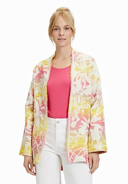 Cartoon Canvasjacke Cartoon Casual-Jacke mit Jacquard günstig online kaufen