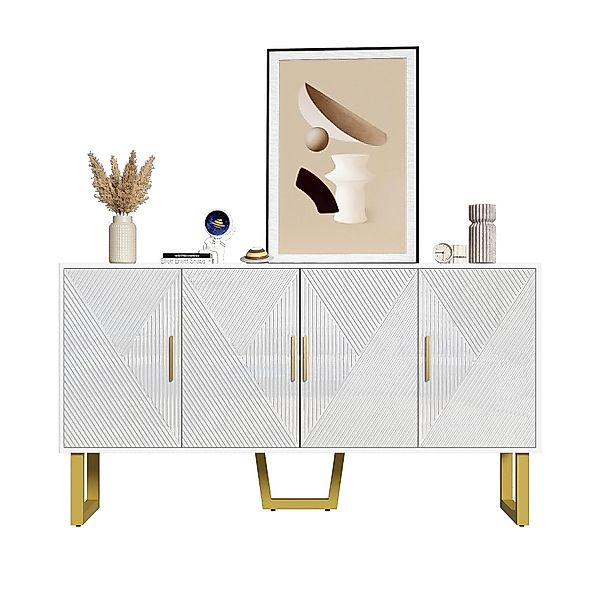 HAUSS SPOLE Sideboard mit 4 hochglänzenden günstig online kaufen