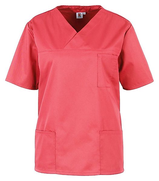 BEB Schlupfbluse beb Basic Kasack Unisex Kurzarm Korall günstig online kaufen