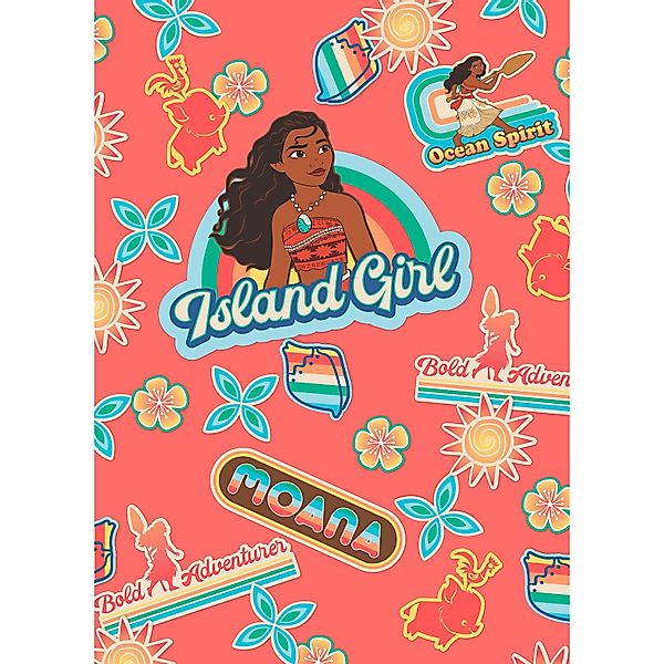 Komar Vliesfototapete Moana Island Girl 200 cm x 280 cm günstig online kaufen