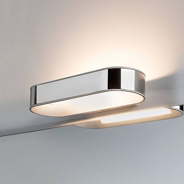 Paulmann LED-Wandleuchte Agena, chrom 31 cm IP44 dimmbar günstig online kaufen