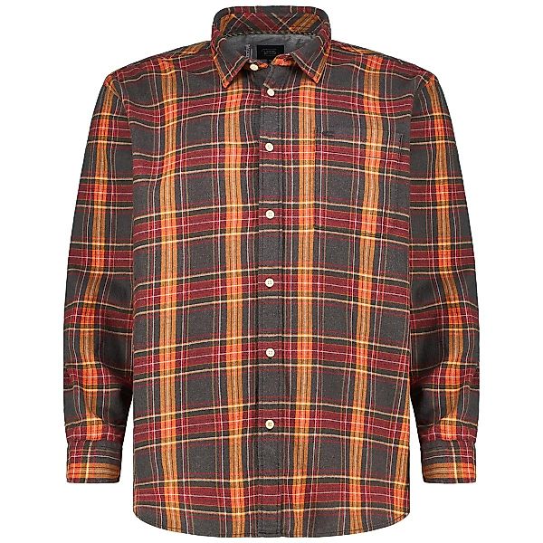 camel active Flanellhemd mit Karomuster Farbe orange Größe: 3XL günstig online kaufen