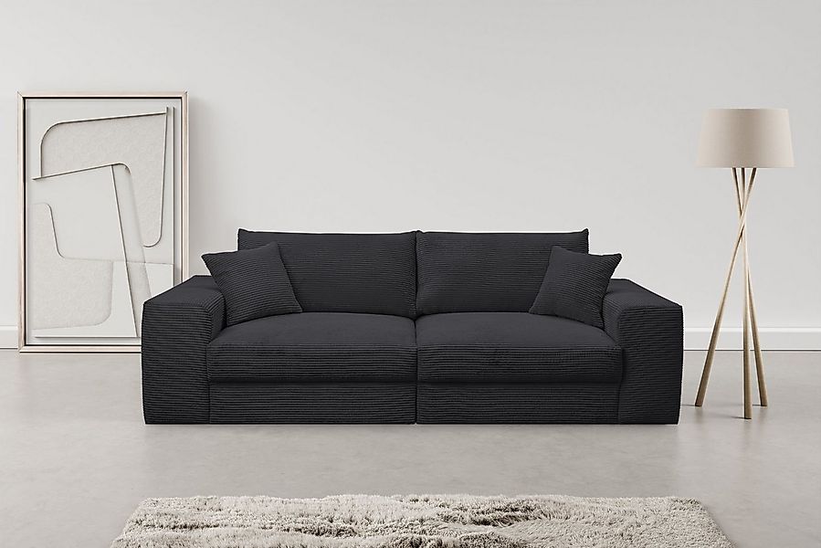 WERK2 Big-Sofa Rozzana mit viel Platz und aktuellen Bezugsvarianten, mit lo günstig online kaufen