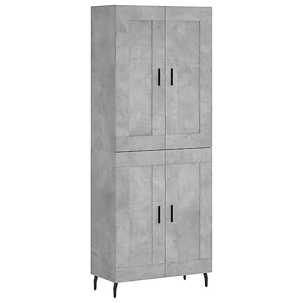 vidaXL Highboard Highboard Betongrau 69,5x34x180 cm günstig online kaufen