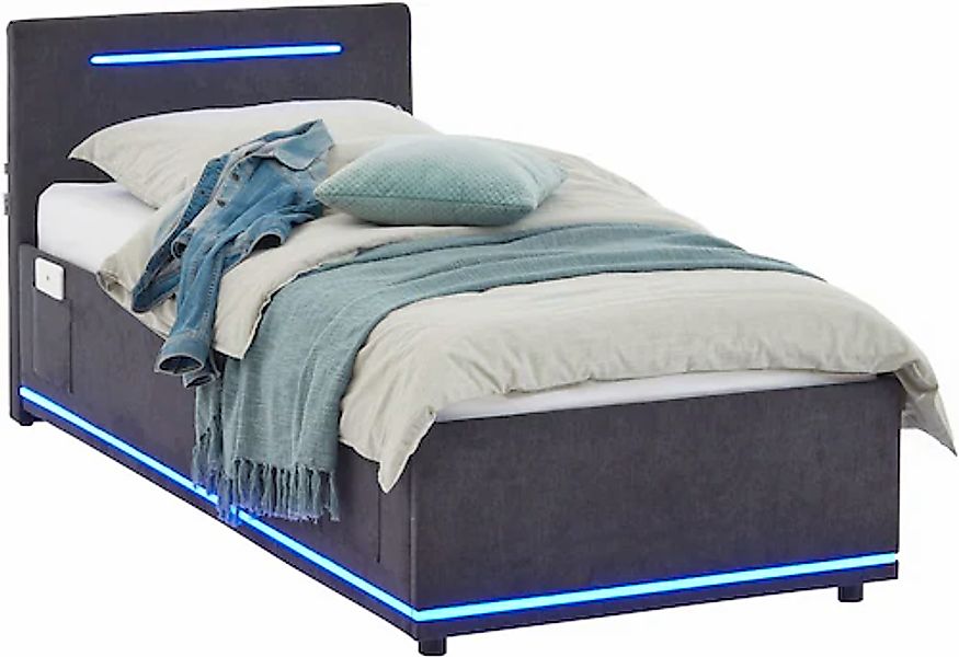 meise.möbel Polsterbett »CIRCLE inkl. LED-Beleuchtung & USB-Anschluss, wahl günstig online kaufen