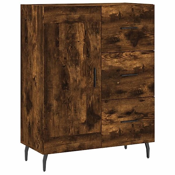 vidaXL Sideboard Räuchereiche 69,5x34x90 cm Holzwerkstoff 830281 günstig online kaufen