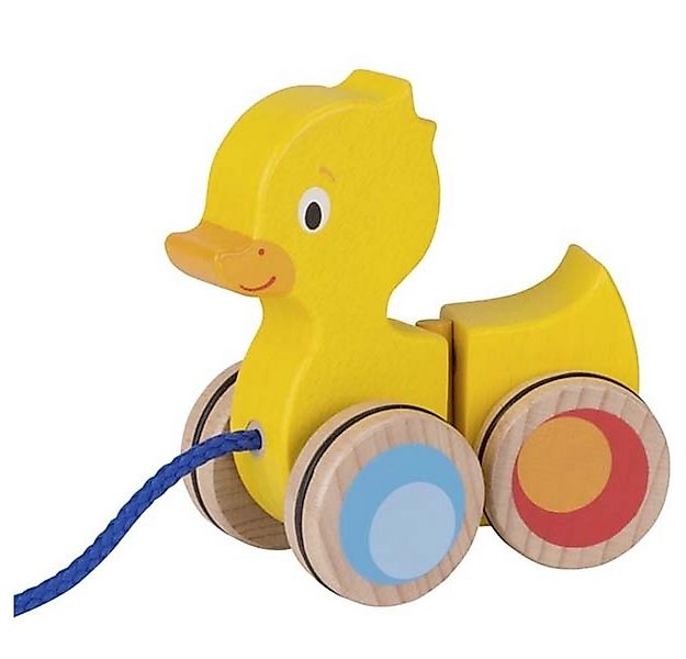goki Nachziehspielzeug Ziehtier Ente mit "Hüftschwung" gelb Holzziehtier Na günstig online kaufen