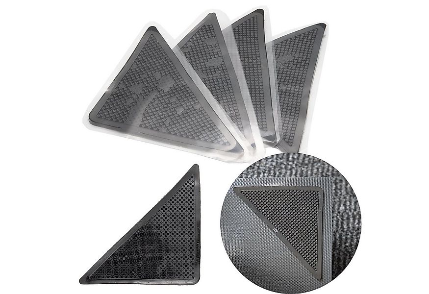 TSB Werk Antirutsch Teppichunterlage 4x Antirutsch Ecken Teppich Stopper Gl günstig online kaufen