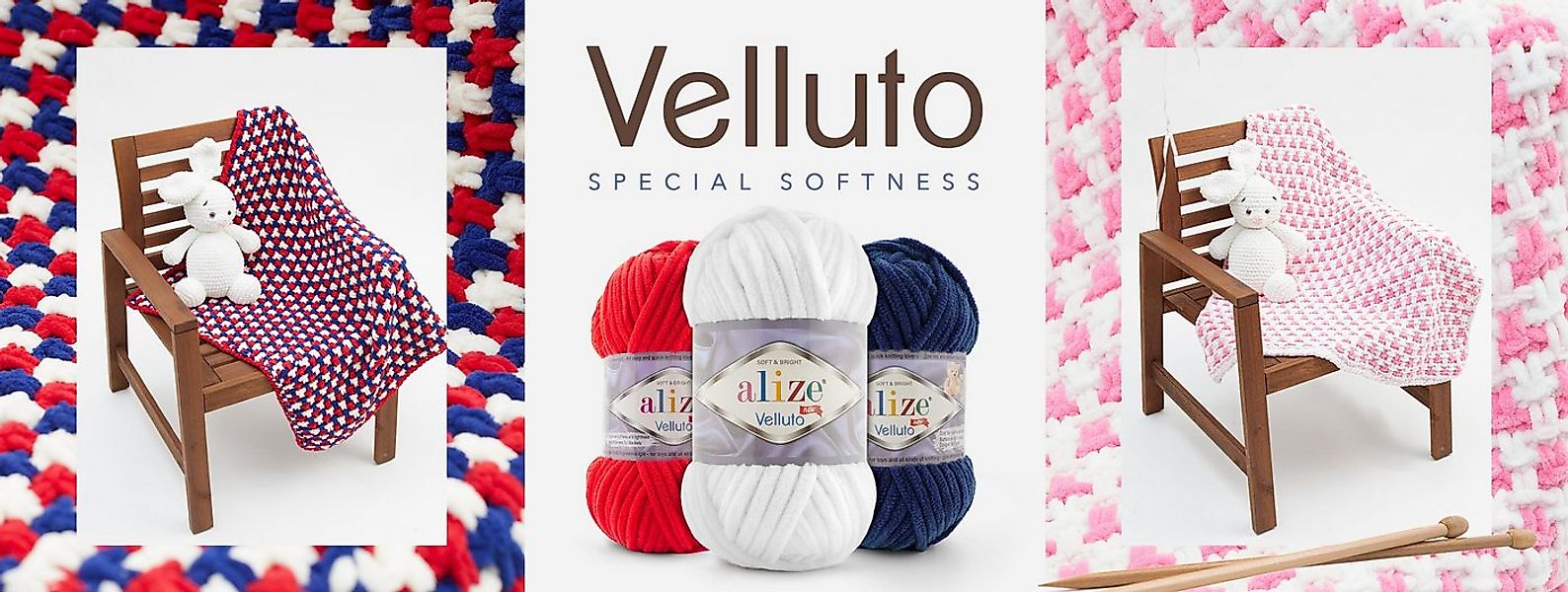 Alize 5 x ALIZE Velluto Häkelwolle, 68 m, Chenillegarn,Kuschelweich für Bab günstig online kaufen