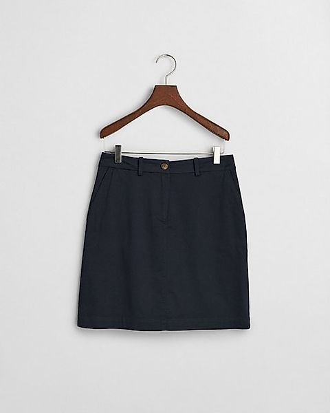 Gant Bleistiftrock Damen Minirock mit Bio-Baumwolle CHINO SKIRT (1-tlg) günstig online kaufen