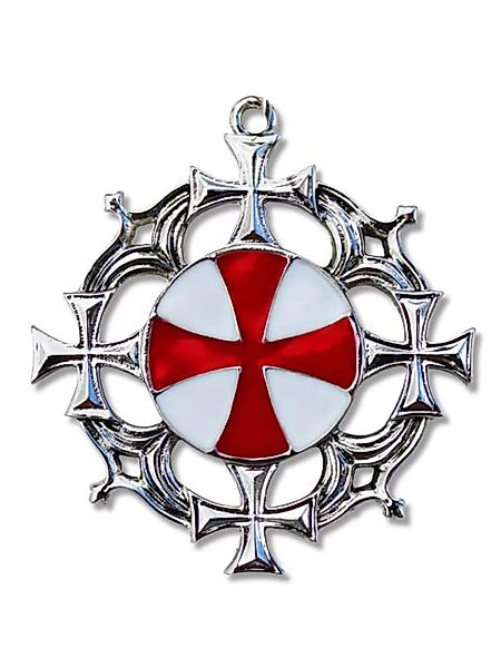 Adelia´s Amulett "Amulett Anhänger Talismane der Tempelritter Sonnenkreuz", günstig online kaufen
