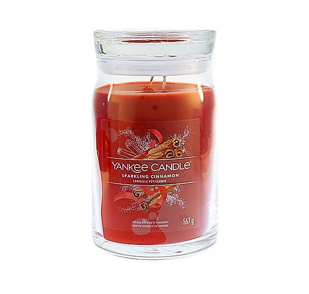 Yankee Candle Duftkerze Sparkling Cinnamon Signaturkerze 567 g günstig online kaufen
