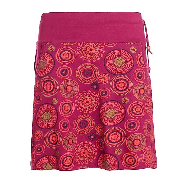 Vishes Minirock Baumwolle Mandala-Muster extra breiter günstig online kaufen