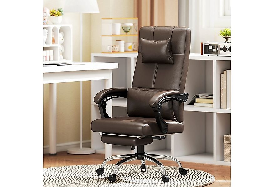 Vinsetto Schreibtischstuhl mit Massagefunktion Liegefunktion Heizfunktion K günstig online kaufen