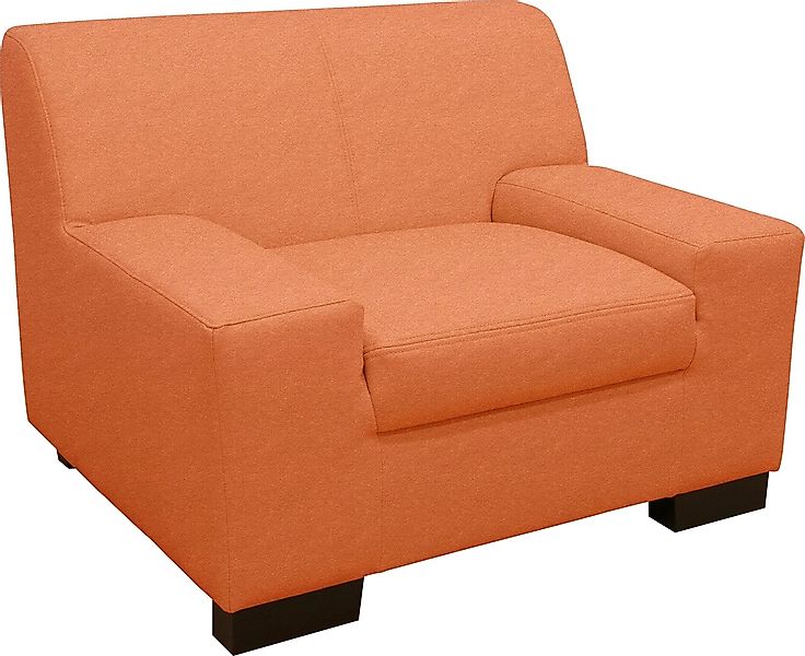 DOMO collection Sessel "Norma kubisch und zeitlos, komfortabel, flache Arml günstig online kaufen