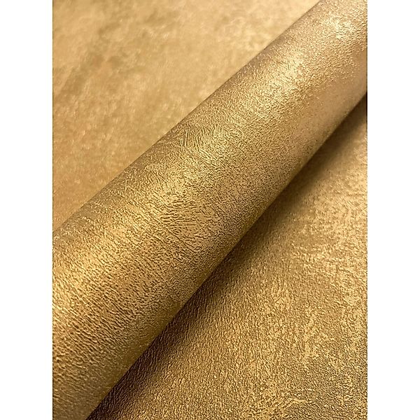Newroom Vliestapete Kitron Gold Beton Modern FSC® günstig online kaufen