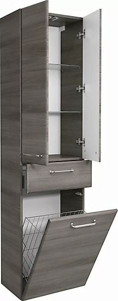 Saphir Hochschrank Quickset Badschrank 50 cm breit, 2 Türen, 1 Schublade, 1 günstig online kaufen