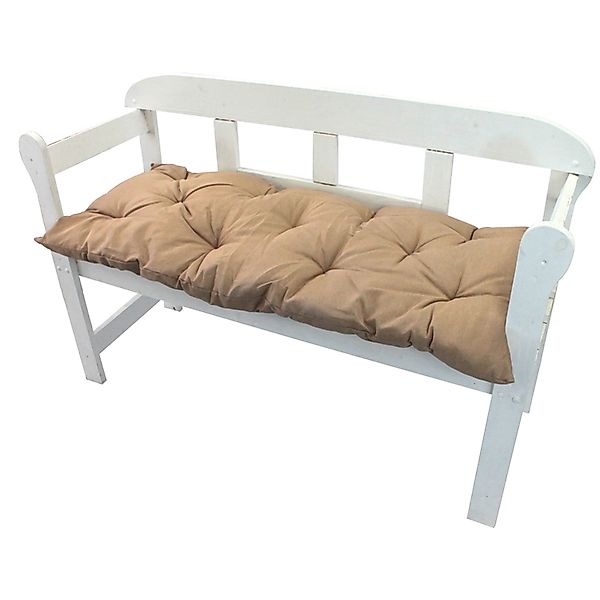 NYVI Bankauflage für Gartenbänke 110x45 cm Beige günstig online kaufen