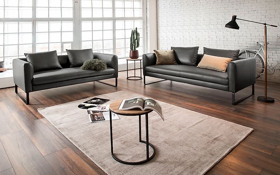 3C Candy 2,5-Sitzer "Avola elegantes Leder Sofa mit tollem Sitzkomfort, beq günstig online kaufen