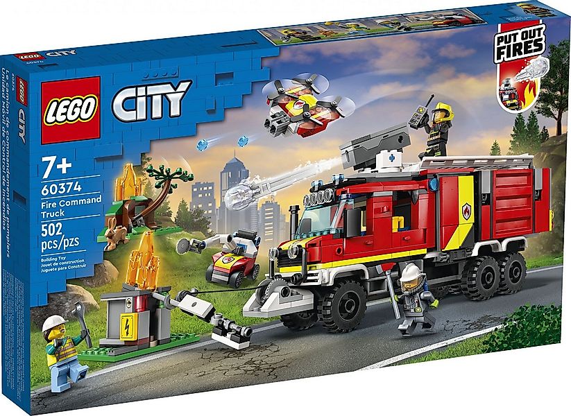 LEGO® LEGO® City 60374 Einsatzleitwagen der Feuerwehr Konstruktionsspielste günstig online kaufen